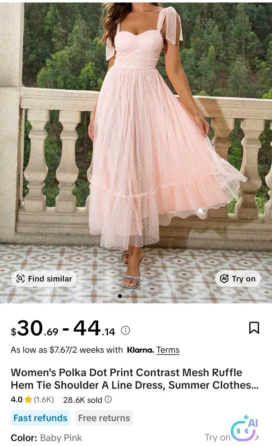 TikTok Shop product listing without free shipping offer